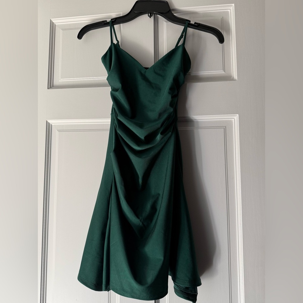 Windsor Forest Green Mini Dress